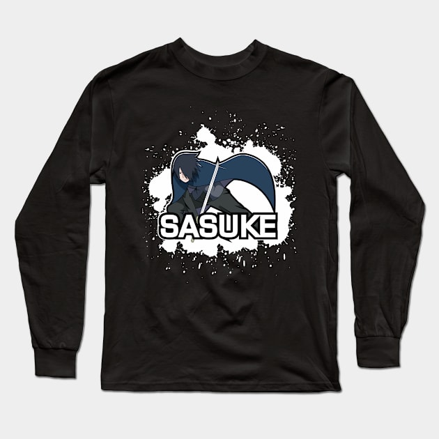 Sasuke Adult Long Sleeve T-Shirt by dauntumbuh